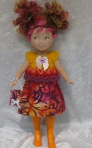 Hecho a medida 9" FANCY NANCY Madame Alexander #80 Ropa, Top, Falda, Conjunto de Cartera - Imagen 1 de 3