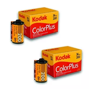2 x Kodak Colour Plus 200 35mm 36exp Film (Long Expiry Date) - Picture 1 of 7