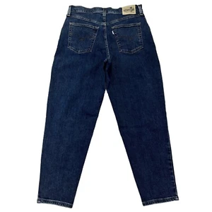 Levi's Silvertab Mom Jeans 31 Blau Denim Tapered Leg High Rise Stretch 31x26 - Bild 1 von 14