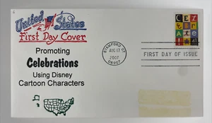 Promoting Celebrations Using Disney Cartoon Characters Mail Cover - Connecticut - Picture 1 of 2