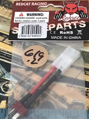 Redcat BS701-039Battery-Esc Adapter Female Tamiya to Male Deans T-Plug USA  Ship - Image 1 of 4