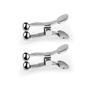 One pair 304 Stainless Steel nipple clips - Picture 1 of 12