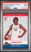 2005 Rittenhouse WNBA Rookie Sandora Irvin PSA 9 TCU Horned Frogs