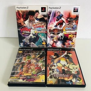 PS2 Hyper Street Fighter Vampire CAPCOM VS SNK 2 Value Pack Marvel vs. Capcom - Picture 1 of 24