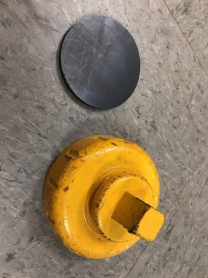 2-1/2” NST HYDRANT NOZZLE CAP, Iron, 7/8” Square Nut, W/Gasket, Kennedy Clow M&H