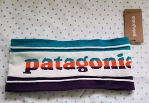 NWT PATAGONIA LOGO PARK STRIPE HEADBAND - Picture 1 of 2