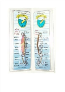 6x ASSORTED CURLY'S SILVER SERIES LURES 3/16 & 1/4oz FISHING - Bild 1 von 4
