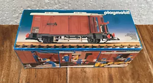 Playmobil 4111 geschlossener Güterwagen Top Zustand mit OVP / BOX / Verpackung - Bild 1 von 17