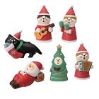 Christmas resin ornaments, cat figure for car interior decoration, crafts