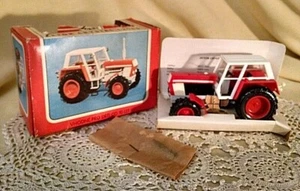 ZETOR CRISTAL 12045 TRACTOR CAJA ORIGINAL PLÁSTICO IGRA PROVOZ RUSIA ESPEJOS APILABLES. - Imagen 1 de 11