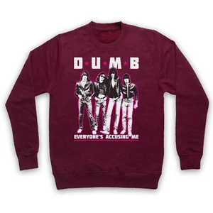 PINHEAD D-U-M-B JOEY DEE DEE JOHNNY TOMMY PUNK ROCK BAND ADULTS SWEATSHIRT TOP - Picture 1 of 11