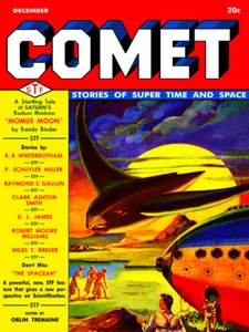 Pulp Cover Poster - Comet Vol 1, No 1, Dec (1940) Canvas Art Poster 18" x 24" - Picture 1 of 1