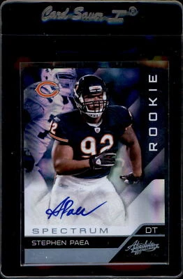 STEPHEN PAEA 2011 ABSOLUTE MEMORABILIA FOOTBALL RC AUTO /25 CHICAGO BEARS *9818 - Image 1 of 2