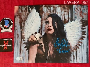 Lauren Lavera foto autografata firmata 11x14 Terrifier 2 Siena Beckett certificato di autenticità - Foto 1 di 2