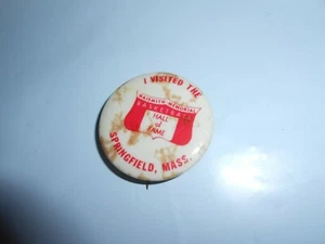 VTG NAISMITH MEMORIAL BASKETBALL HALL OF FAME SOUVENIR PINBACK BUTTON 1 1/4" - Picture 1 of 3