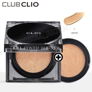 CLIO Kill Cover The New Founwear Cushion 15g + 15g Set SPF50+ PA+++ #4 Ginger - Picture 1 of 12