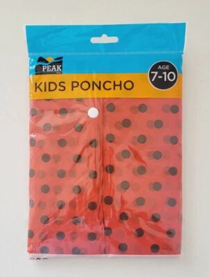 Waterproof Kids Poncho, Portable Raincoats, Splash Time, Age 7-10 — 第 1/4 张图片