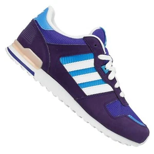 Adidas ZX 700 Zapatillas M17015 Calzado Deportivo Lila Azul Blanco - Imagen 1 de 6
