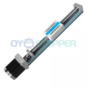 Linearführung Linearmodul Kugelumlaufspindel mit NEMA 23 Schrittmotor 50-1000 mm Hub - Bild 1 von 8