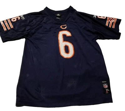 Camiseta deportiva de fútbol americano Jay Cutler Chicago Bears Reebok réplica de malla juvenil XL (18-20) Ex Foto 1 de 4