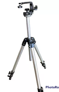 BOGEN MANFROTTO 3011 Tripod W/ 3126 Head Parts - Picture 1 of 3