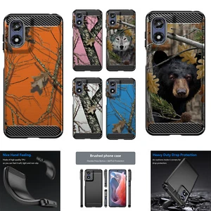 Case For [Moto G 5G (2024 ONLY)][Flex TPU Fiber SET13] Slim Flexible Cover - Picture 1 of 37