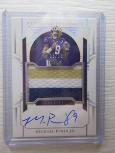 Panini National Treasures Michael Penix RC Rookie ON CARD Auto Patch SSP 15/39 - Picture 1 of 5