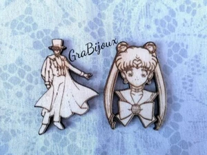 Sailor moon Milord calamita coppia in legno - Picture 1 of 1
