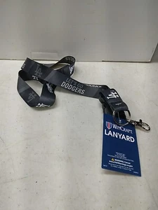 NEW Los Angeles Dodgers Lanyard Key Chain Ring Id Holder Badge - Picture 1 of 2