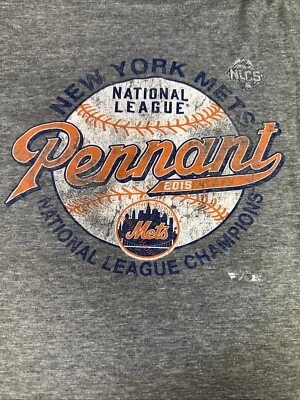 New York Mets 2015 National League Champions NLCS T-Shirt Men’s 2XL Vintage - Image 1 of 4