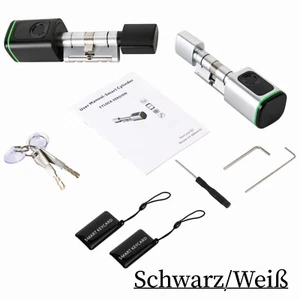 Elektronischer Tür-Schließzylinder Fingerabdruck, App, Schlüsselkarte, manueller - Bild 1 von 41
