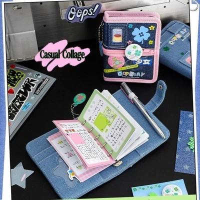 Y2K Style DIY Binder Journal Book Retro School Accessories  Girls Gift - Image 1 of 4