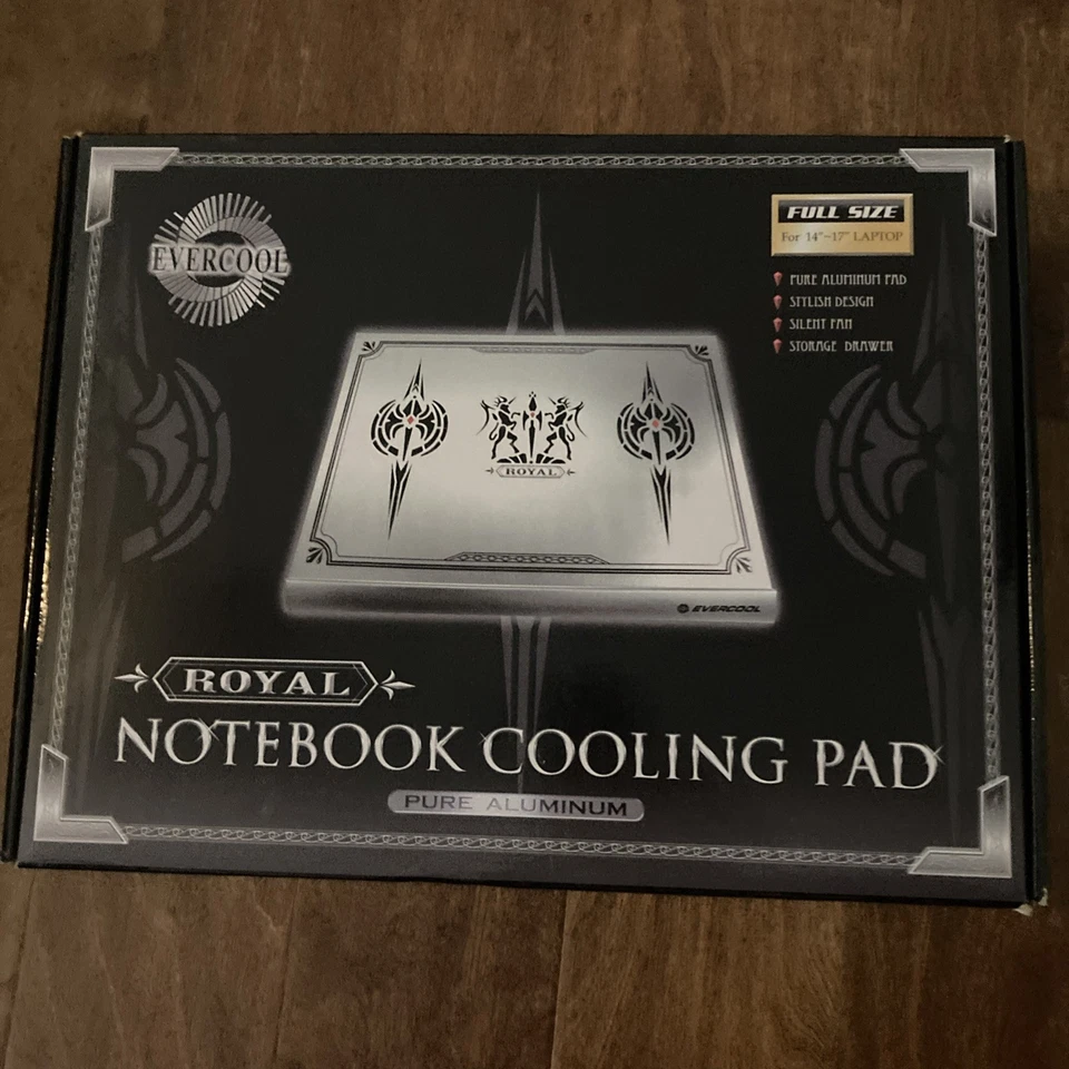 EverCool 17 Zoll reines Aluminium Royal Notebook Kühlpad, NP-901 # - Bild 1 von 4
