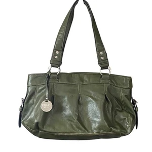 Bolso de Hombro Ralph Lauren Chaps Vintage Cartera Verde Correas Hebillas - Imagen 1 de 14