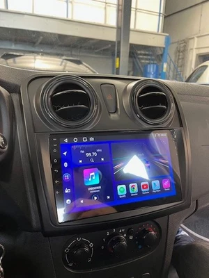 Autoradio Android 9” per Renault Dacia Logan 2 / Sandero (2014–2019) – GPS Navi - Immagine 1 di 4