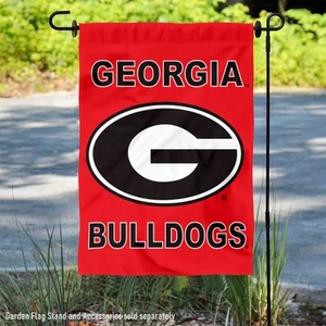 Georgia Bulldogs Garden Flag Yard Banner - Picture 1 of 5