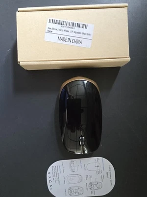 Rechargeable Silent Vertical Mouse Bluetooth Wireless Adjustable 2.4GHz Black - Image 1 of 4