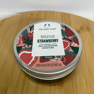Manteca corporal de fresa The Body Shop 6,75 oz para hidratación nutritiva normal de la piel - Imagen 1 de 4