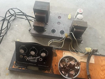 1.	1966 Gibson Kalamazoo Bass 50 Tube Amp – Parts or Repair – Blows Fuse As-Is - Image 1 of 4