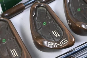 Ping ISI BeCu Irons / 3-PW+SW / Green Dot / Regular Flex Ping Cushin JZ Shafts - Picture 1 of 7