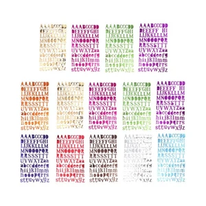 14Pcs Fun Colorful Letter Stickers Alphabet Stickers DIY Stock Stickers (Random - Bild 1 von 11