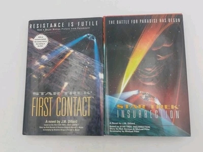Lot Of 2 Star Trek Hardback Novels By J.M. Dillard - Image 1 of 4