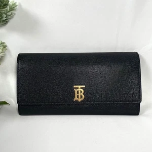 Fast Burberry Long Wallet Flap TB Logo Leder - Bild 1 von 11