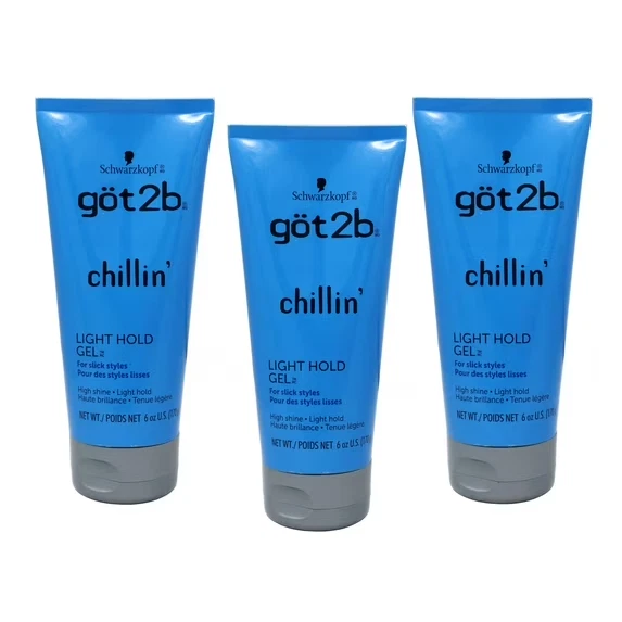 Gel de chilina Schwarzkopf Got 2B sujeción ligera 6 onzas (paquete de 3) ENVÍO GRATUITO Foto 1 de 3