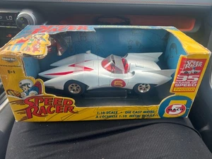 American Muscle Ertl Speed Racer 1/18 Scale Diecast Model Car Mach 5 w Chim Chim - Picture 1 of 3