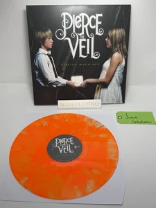 PIERCE THE VEIL Selfish Machines Color Vinyl Ultra Clear & Neon Orange LP /250 - Picture 1 of 3