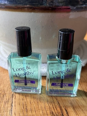Nailene Long & Healthy Professional Solutions Topcoat Claro Uñas Lote de (2) Nuevo Foto 1 de 4