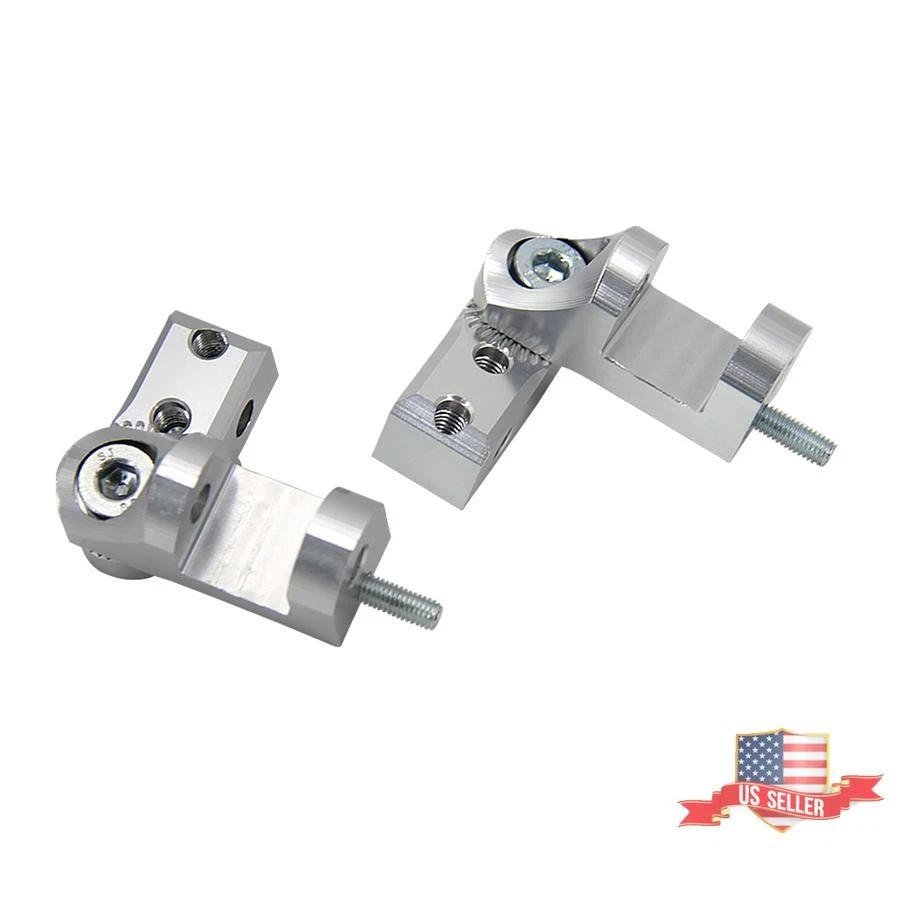 Par Universal CNC Motocicleta Motocicleta Dirt Bike Pie Pasajero Pies Kit Bajador Foto 1 de 4