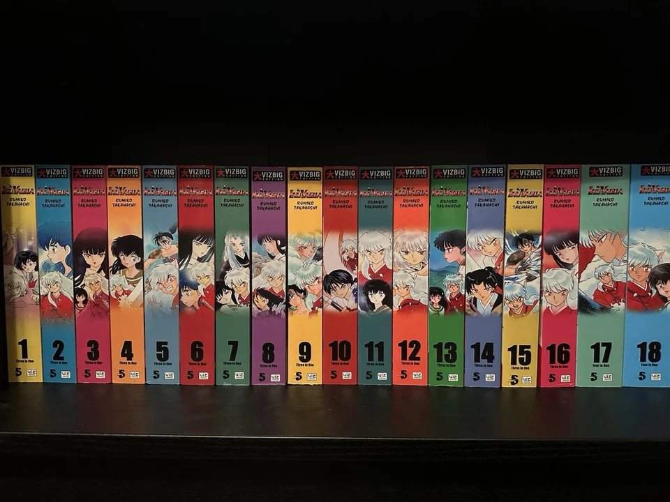 Inuyasha Full Vizbig Manga 1 - 18 English - Image 1 of 1