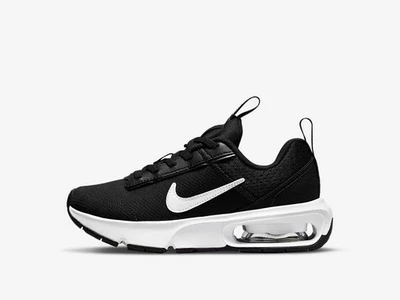 Nike Air Max INTRLK Lite PS Slip On Kids Shoes Black White Size 11c DH9394-002 - Image 1 of 4